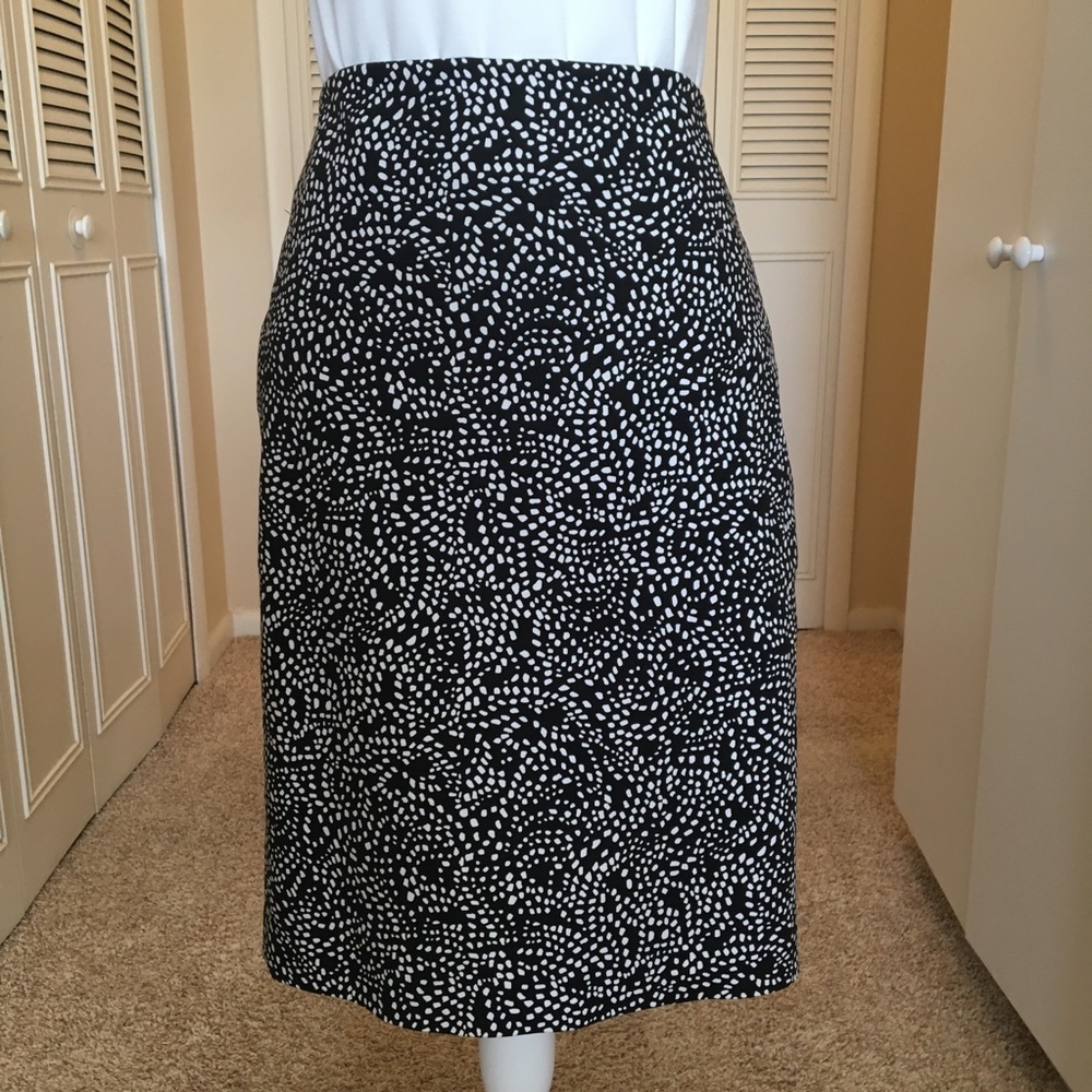 NWOT ⭐️Liz Claiborne black and white skirt 🖤